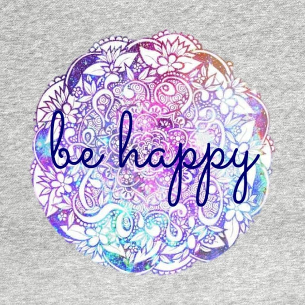 Be Happy Mandala by annmariestowe